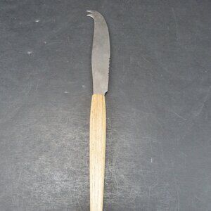 Rostfrei Solingen 8 Inch Cheese Knife with Blonde Tapered Wooden Handle